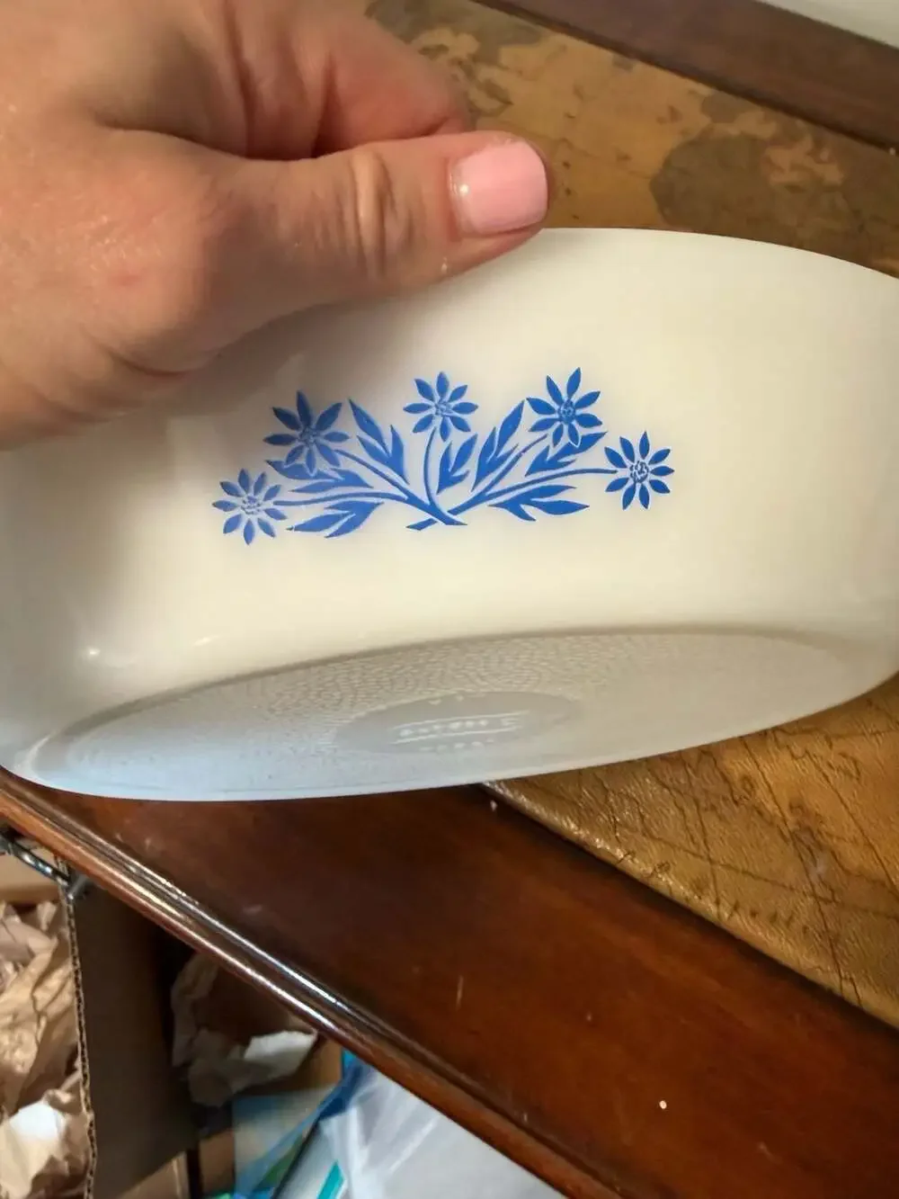 Glasbake vintage divided